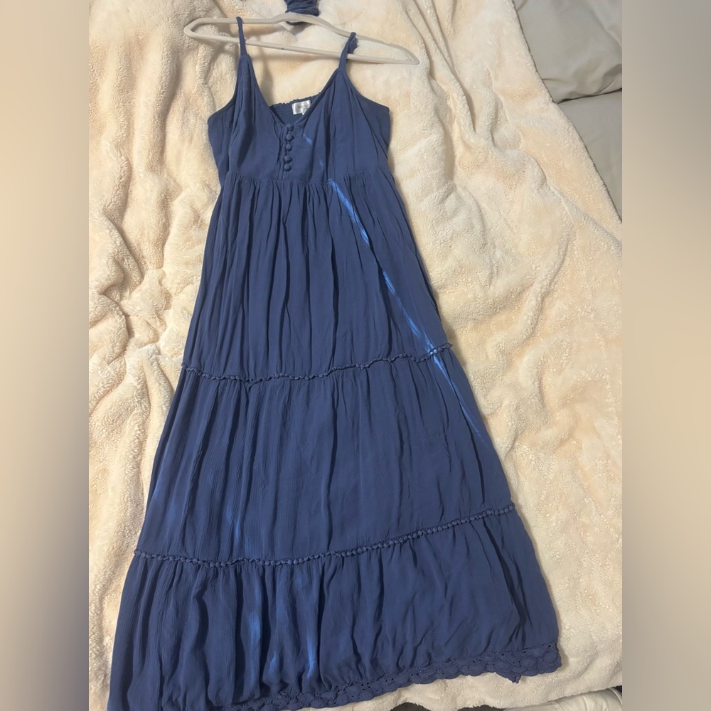 Motherhood Maternity Blue Maxi Dress